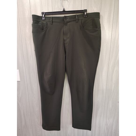 Public Rec Workday Pants Size 40x30 Green Stretch Poly Spandex - Picture 1 of 10